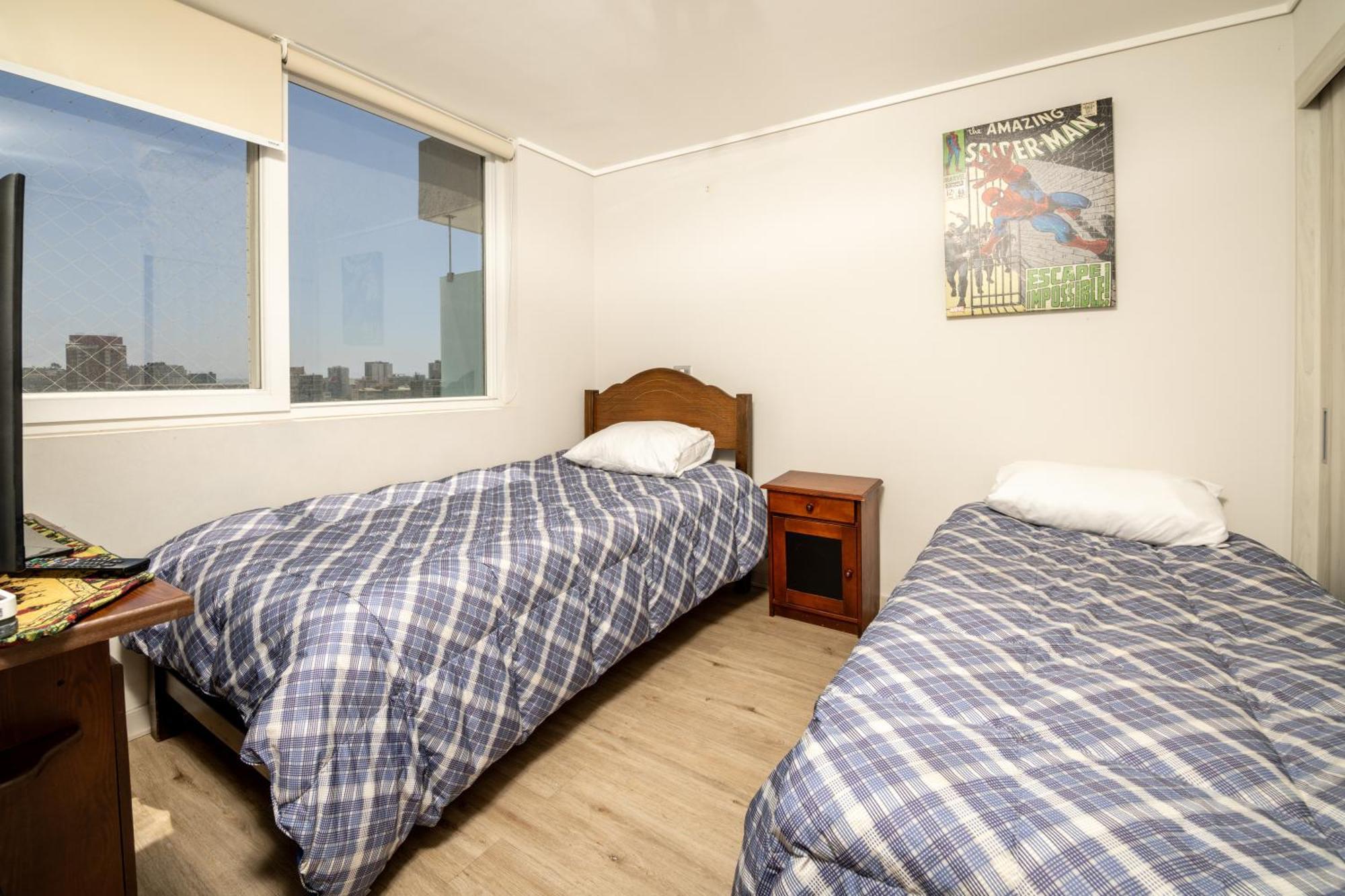 Apartamento Departamento2 Centro Vina Mar, 2dormitorios